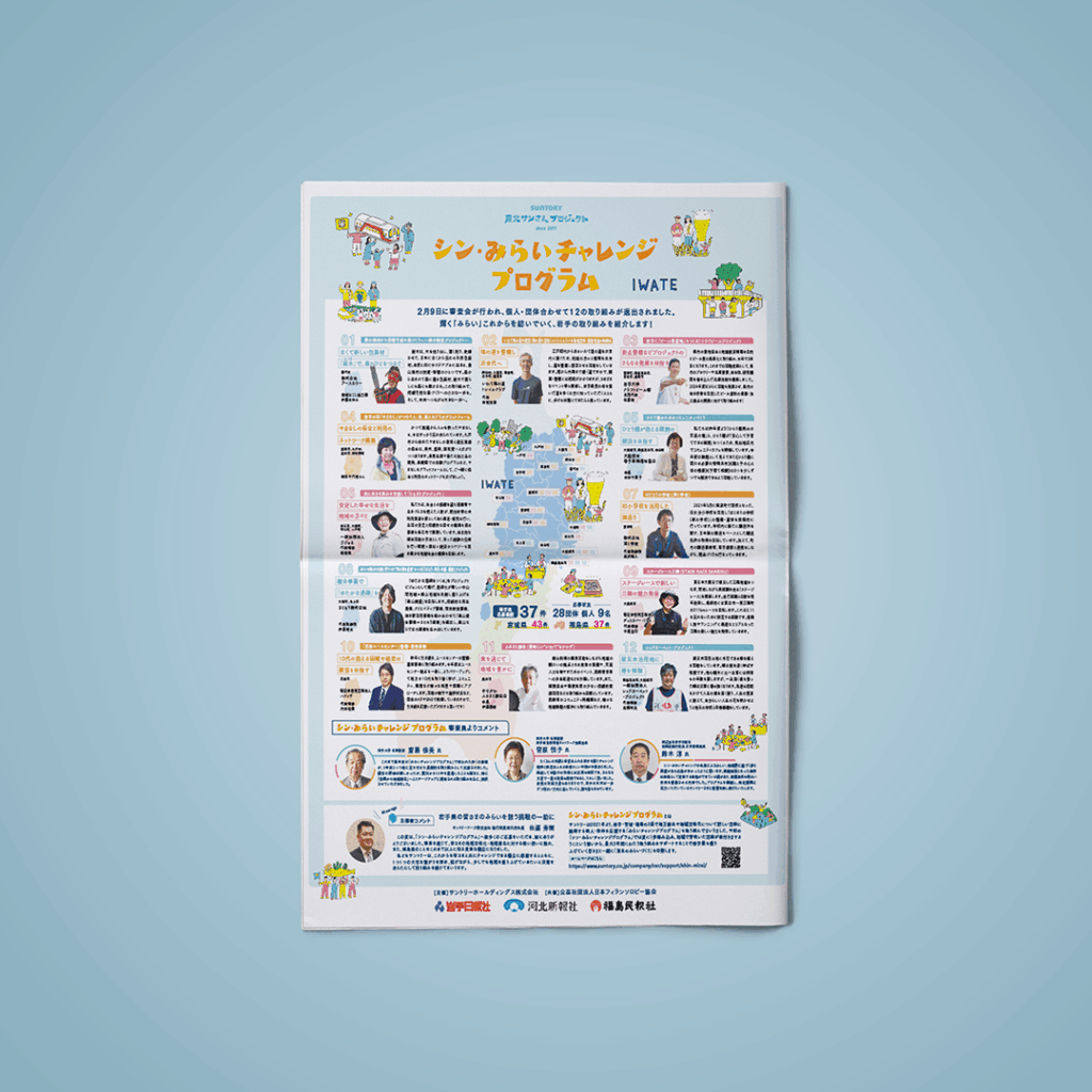 岩手日報社,日報,,atelier shuクリエイティブ事務所,アトリエシュウ,クリエイティブコンサルタント,デザイン,プランニング,デザイン,グラフィック